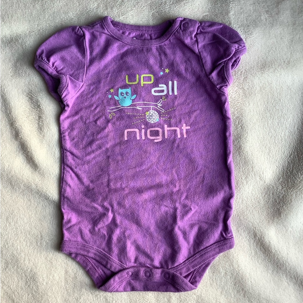 Circo up all night owl bodysuit 6 months 6M